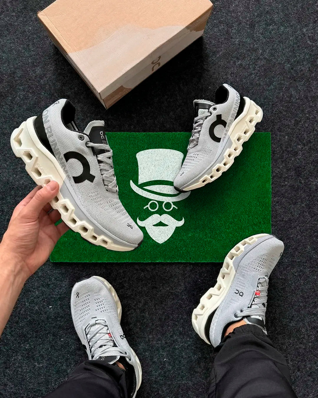 Tênis Masculino On Cloudmonster 2 Cinza