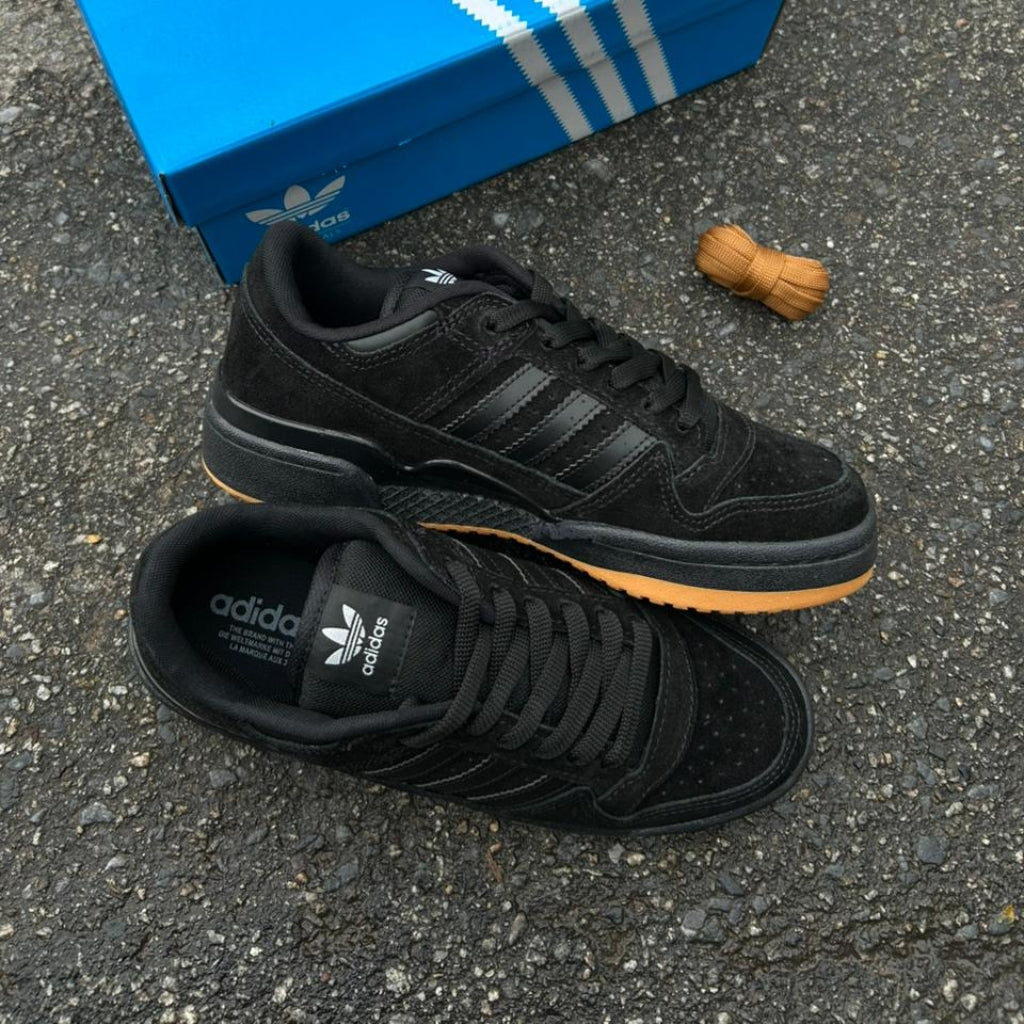 Tênis Masculino Adidas Fórum Black - Camurça